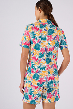 Pyjashort van jerseytricot zuiver katoen