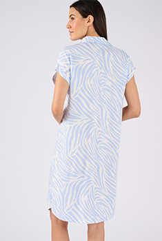 Nachthemd van zuivere viscose