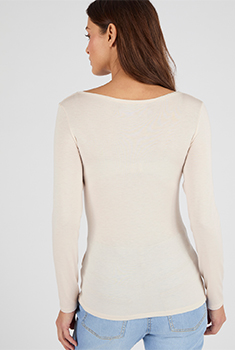 T-shirt met lange mouwen Thermolactyl Sensitive onzichtbaar