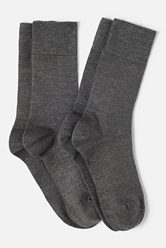 Lot de 2 paires de chaussettes mélange Thermolactyl et soie