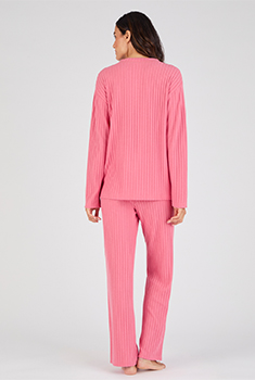 Thermolactyl pyjama van ribtricot