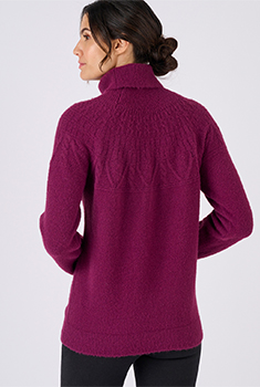 Trui tricot met siersteek Thermolactyl