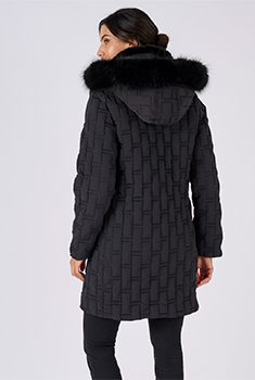 Parka matelassée fantaisie