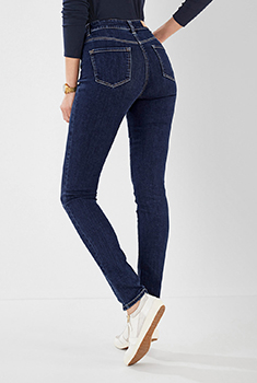 Jeans slim fit met hoge taille Perfect Fit by Damart