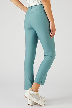 7/8-broek in stretchstof, pull-on