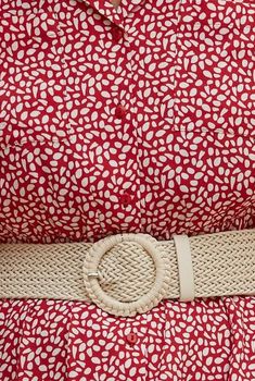 Ceinture large tressée