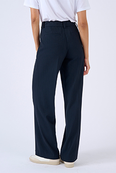 Broek wijdvallend gestreept