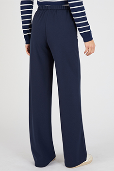 Wijde broek klassiek tricot