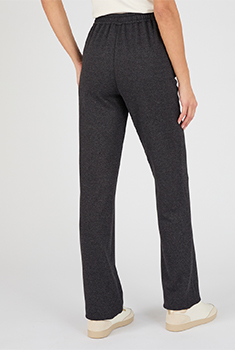 Pantalon tricot jacquard pull-on