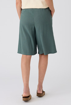 Bermuda crépon enfilable