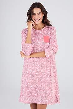 Chemise de nuit en pur coton