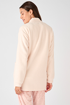 Vest voor in huis fleece met Thermolactyl-label