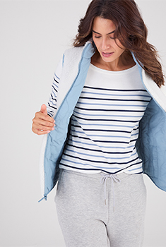 Mouwloos vest omkeerbaar