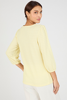 T-shirt maille texturée