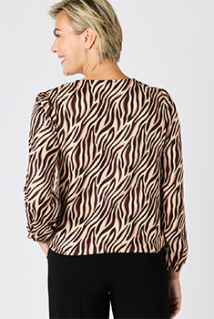 T-shirt imprimé maille chaude