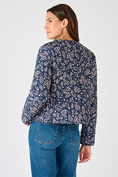 Veste matelassée imprimée