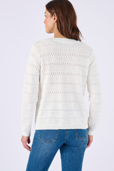 Cardigan court jeu de maille