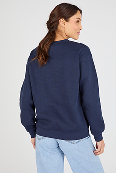 Sweat-shirt molton met Thermolactyl-label