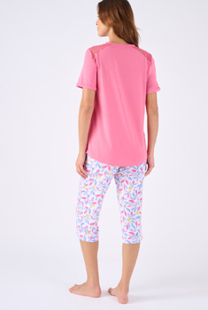 Korte pyjama kant Climatyl-label