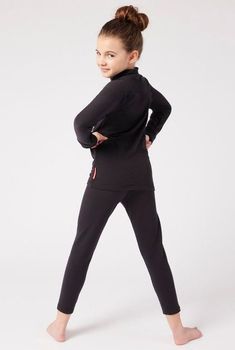 T-shirt col zippé Comfort Thermolactyl 4 enfant