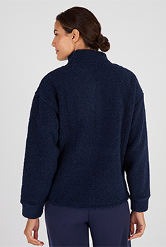 Sweatshirt fleece teddy met Thermolactyl-label