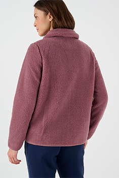Veste de détente polaire moelleuse