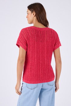 Trui prachtige geribde stof