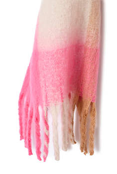 Sjaal ruit woleffect