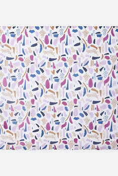 Foulard puur zijde tachistische stijl