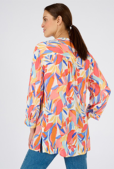Tunique créponnée fibres pure viscose Lenzing™ EcoVero™