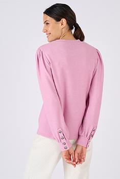 T-shirt geribd warm tricot