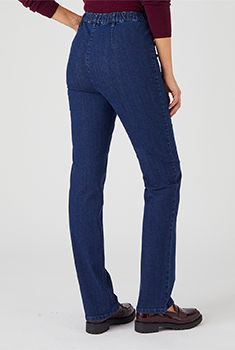 Jeans met platte buik-effect