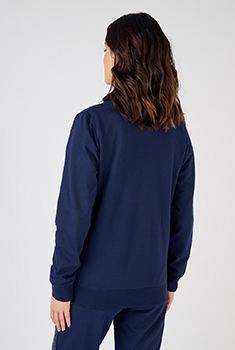 Veste de jogging zippée maille bouclette