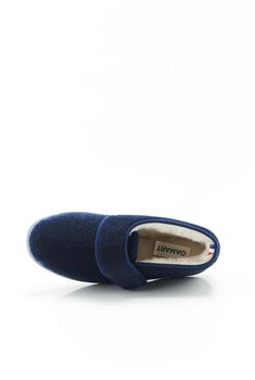 Pantoffels Charentaises met klittenband Thermolactyl