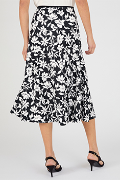 Rok pull-on tweekleurig