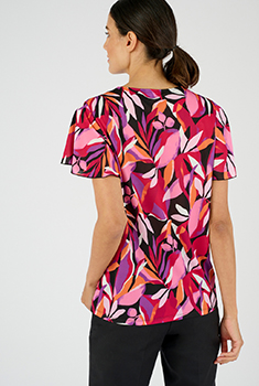 T-shirt manches courtes papillon