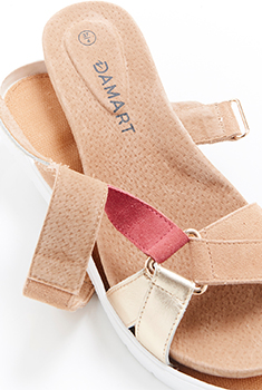 Sandales cuir vachette Amortyl