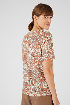 T-shirt mélange lin