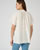 Blouse in katoenvoile met broderie anglaise