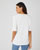 T-shirt in jacquardtricot met reliëf