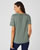 T-shirt impression reliefée pur coton