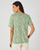 T-shirt maille flammée