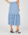 Tricot rok met ruches onderaan  vezels