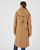 Lange parka in trenchcoatstijl