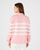 Sweat-shirt molleton rayé