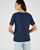 T-shirt met Tunesische kraag
