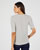 T-shirt met strepen van tricot