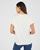 T-shirt van twee materialen