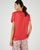 Blouse met vaste plooi