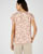 Glanzende voile blouse